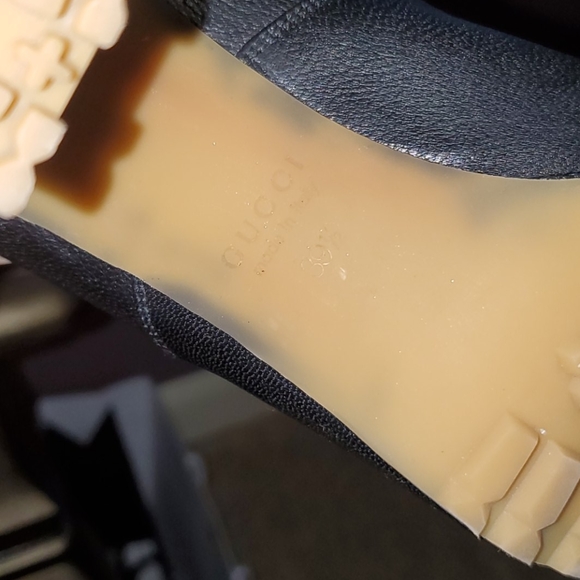 💯Auth GUCCI Womens black bootie, SZ9/39 - Picture 5 of 7